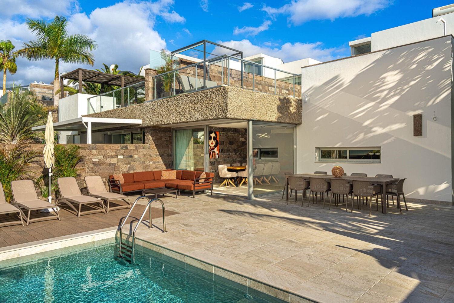 Villa 32 exterior and pool terrace
