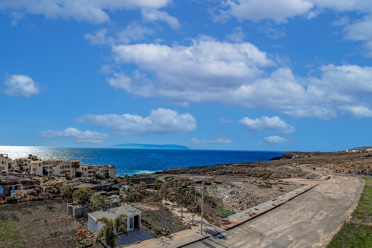 Ocean-facing terrace